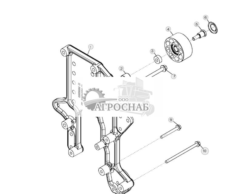2312 Привод вентилятора на двигателе - ST20510 101.jpg